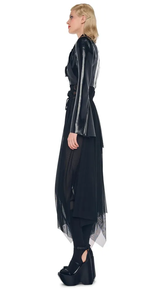 Norma Kamali Dresses PEASANT GODDESS DRESS Black 8211 Clothing