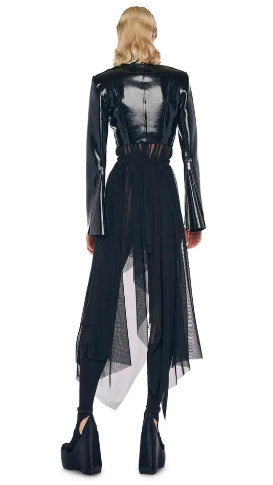 Norma Kamali Dresses PEASANT GODDESS DRESS Black 8211 Clothing
