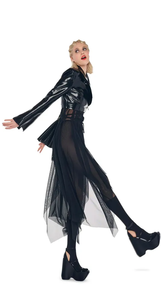 Norma Kamali Dresses PEASANT GODDESS DRESS Black 8211 Clothing