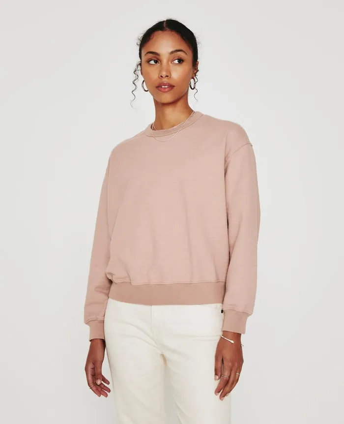 Nova Crew Rose Cloud Women AG Jeans Sweatshirts