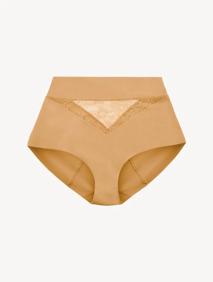 Nude Lycra Control Fit Highwaist Briefs With Chantilly Lace Lingerie La Perla Highwaist Nude Lycra Control Fit Highwaist Briefs With Chantilly Lace Lingerie La Perla Highwaist