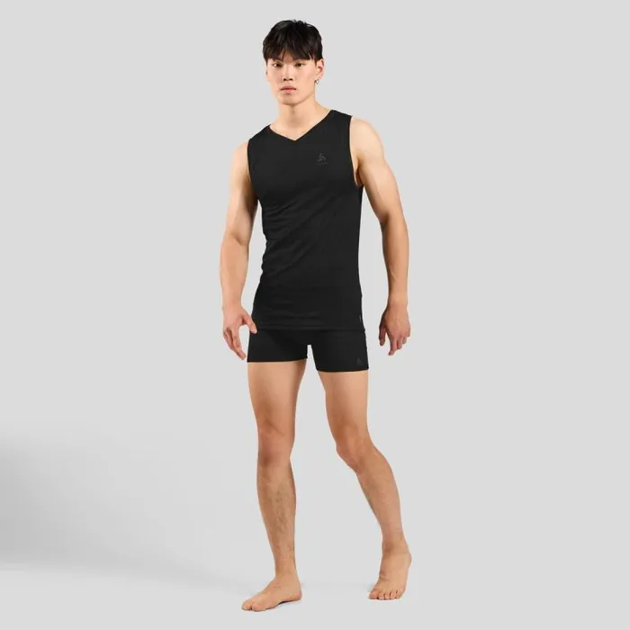 Odlo Base Layers The Active Everyday Base Layer Singlet 8211 2 Pack Black 8211 Men