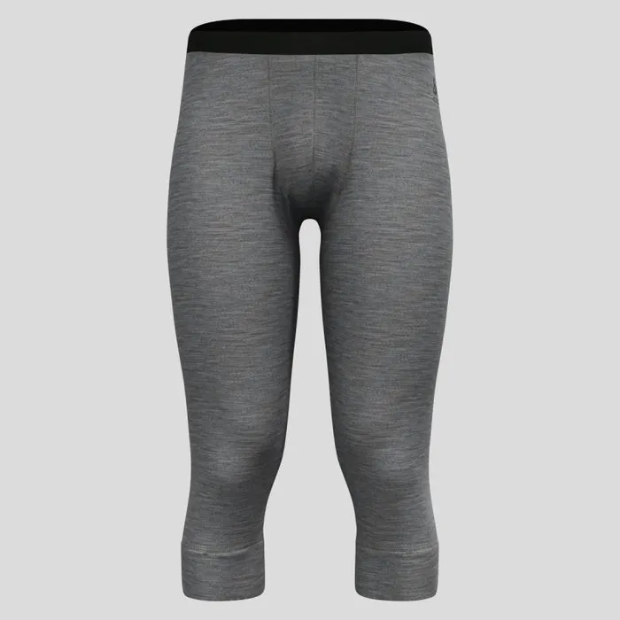 Odlo Base Layers The Natural Merino 200 Base Layer 34 Bottoms Odlo Steel Grey Melange 8211 Men