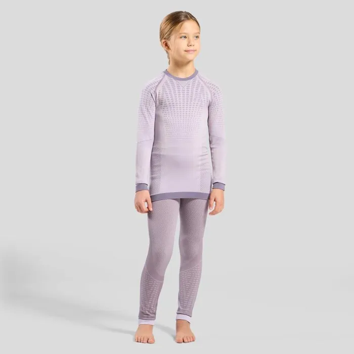 Odlo Base Layers The Performance Warm 039 Base Layer Top Misty Lilac 8211 Kids