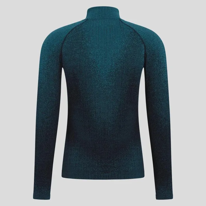 Odlo Base Layers The Pow Blackcomb Base Layer HalfZip Provincial Blue 8211 Men