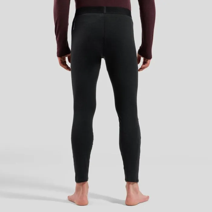 Odlo Base Layers The Revelstoke Performance Wool Warm Base Layer Bottoms Black 8211 Fudge Melange 8211 Men