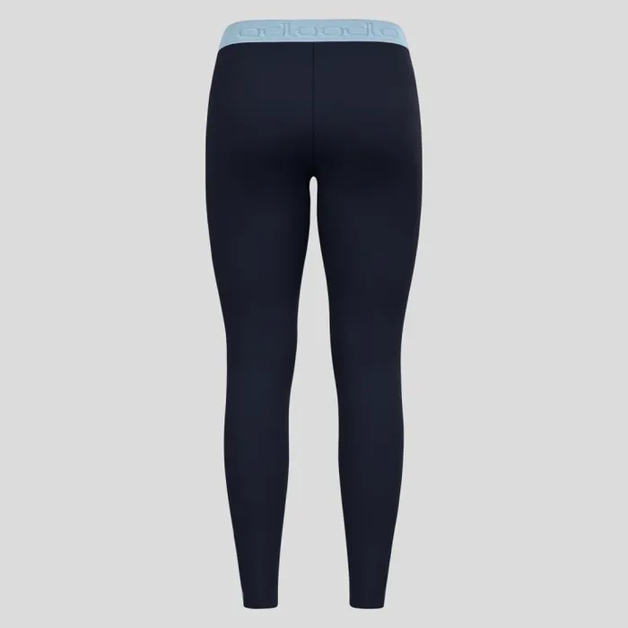 Odlo Base Layers The Revelstoke Performance Wool Warm Base Layer Bottoms Provincial Blue 8211 Dark Sapphire Melange 8211 Women
