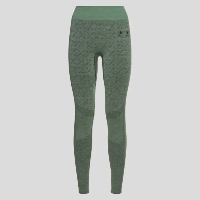 Odlo Base Layers The Slokar Performance Wool Warm Base Layer Bottoms Hedge Green 8211 Black 8211 Women Odlo Base Layers The Slokar Performance Wool Warm Base Layer Bottoms Hedge Green 8211 Black 8211 Women