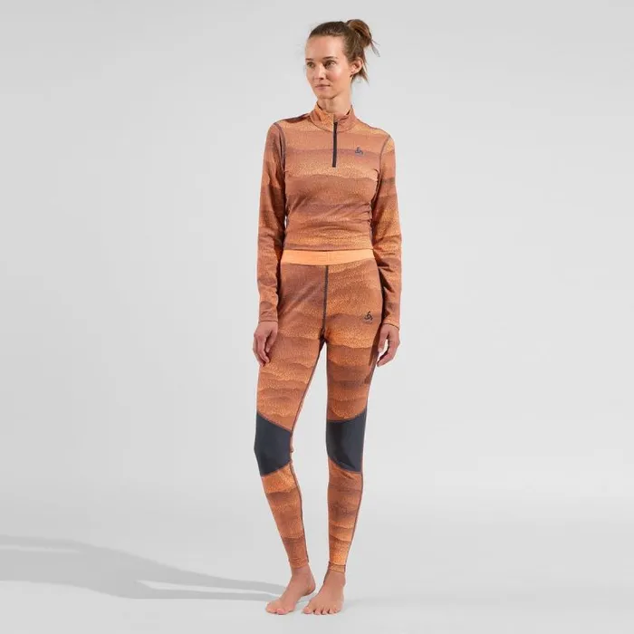 Odlo Base Layers The Whistler Base Layer Bottoms Live Wire 8211 India Ink 8211 Women