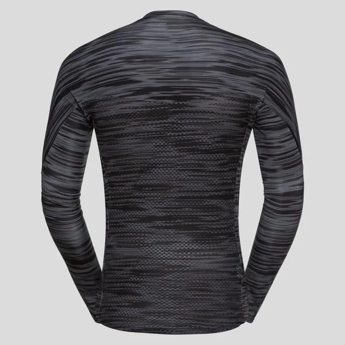 Odlo Base Layers The Zeroweight Ceramiwarm Long Sleeve Cycling Base Layer Odlo Graphite Grey 8211 Black 8211 Men