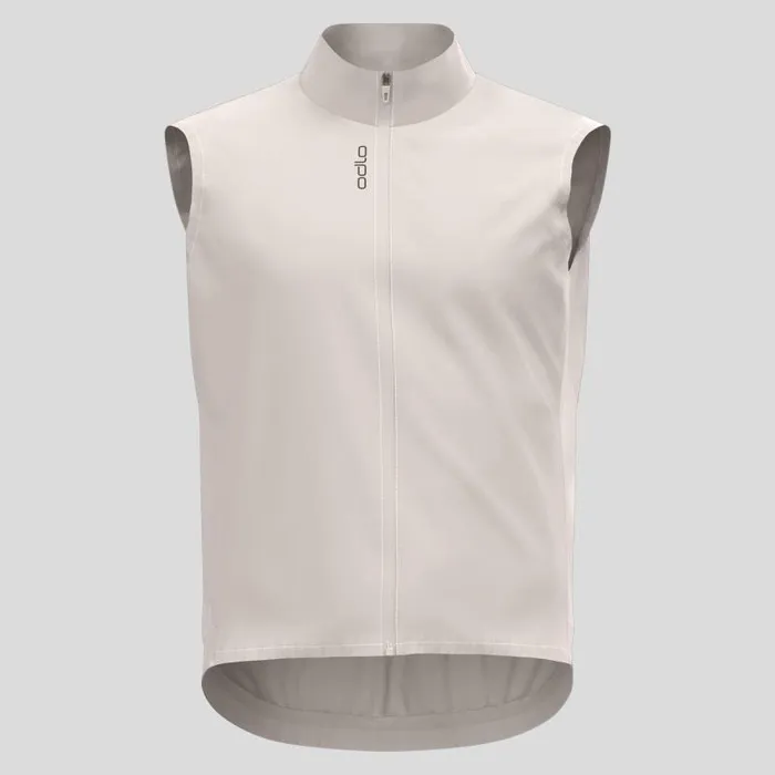 Odlo Jackets and Vests The Essentials Windproof Cycling Vest Silver Cloud 8211 Men