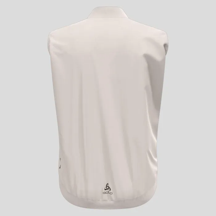 Odlo Jackets and Vests The Essentials Windproof Cycling Vest Silver Cloud 8211 Men