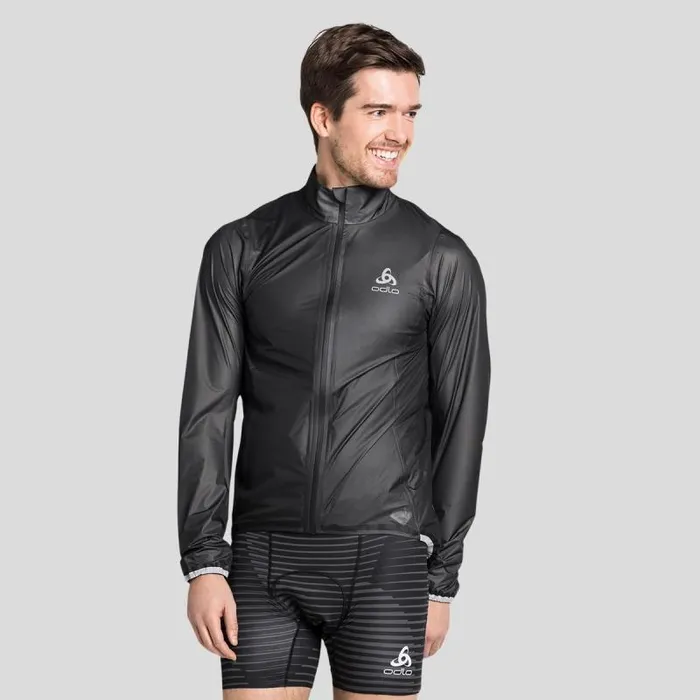 Odlo Jackets and Vests The Zeroweight Dual Dry Waterproof Hardshell Cycling Jacket Black 8211 Men Odlo Jackets and Vests The Zeroweight Dual Dry Waterproof Hardshell Cycling Jacket Black 8211 Men