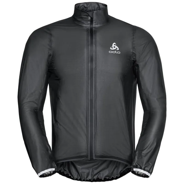 Odlo Jackets and Vests The Zeroweight Dual Dry Waterproof Hardshell Cycling Jacket Black 8211 Men