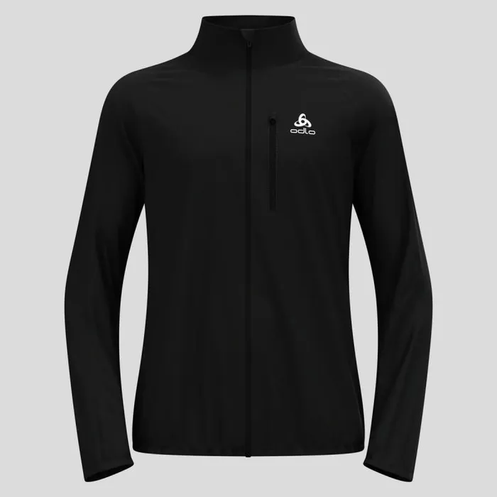 Odlo Jackets and Vests The Zeroweight Running Jacket Black 8211 Men