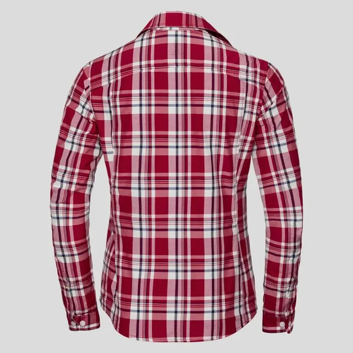 Odlo Mid Layers and Longsleeves Anmore Long Sleeve Blouse Peacoat 8211 Jester Red 8211 New White 8211 Women