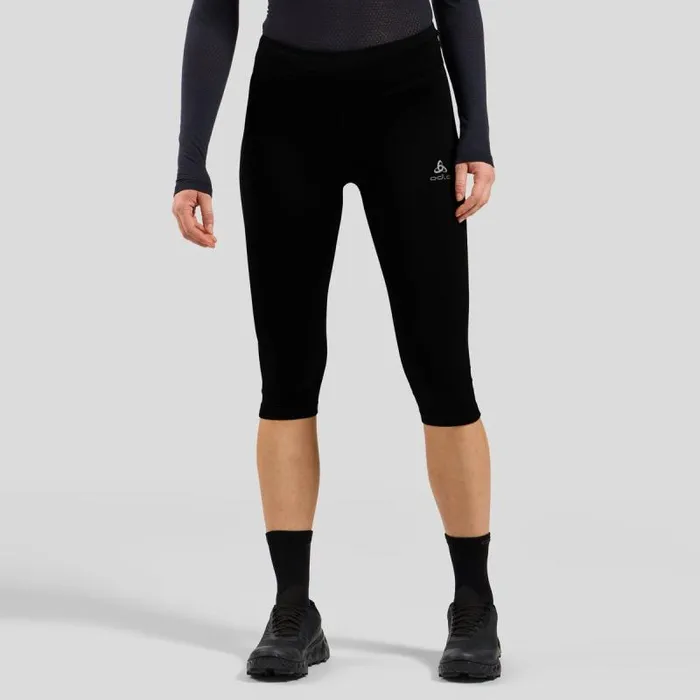 Odlo Pants and Tights The Essentials 34 Running Tights Black 8211 Women