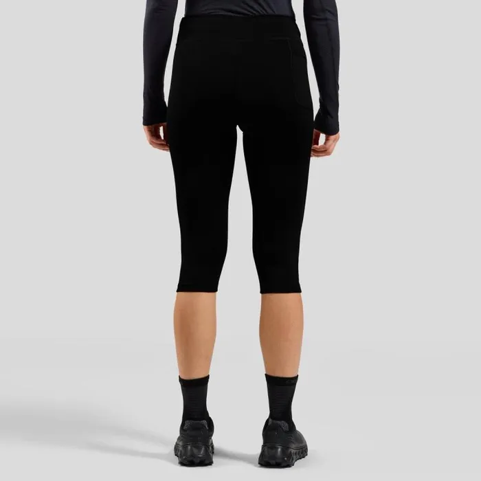 Odlo Pants and Tights The Essentials 34 Running Tights Black 8211 Women