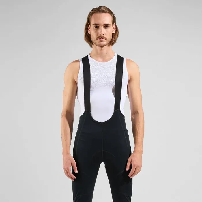 Odlo Pants and Tights The Zeroweight XWarm Cycling Bib Tights Black 8211 Men