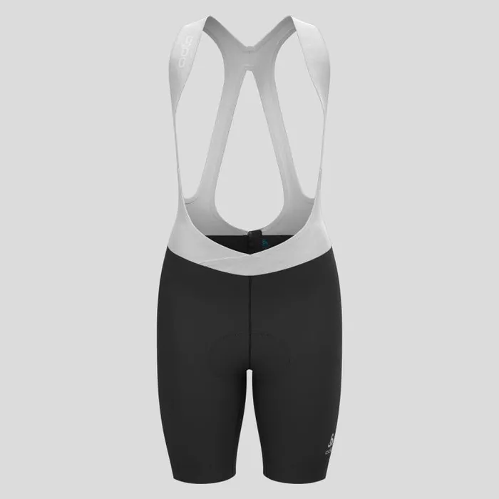 Odlo Shorts The Zeroweight Bib Shorts Black 8211 White 8211 Women