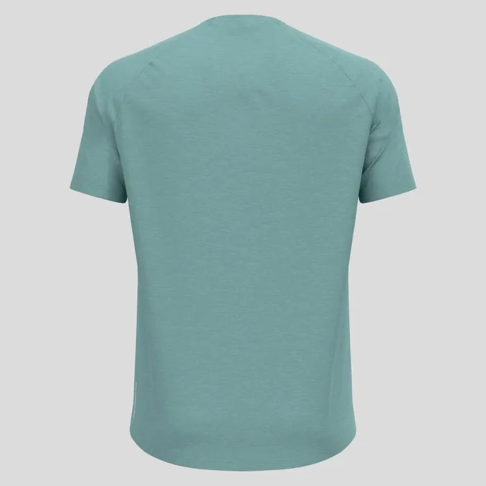 Odlo Tshirts and Polos Ascent Performance Wool 130 Topography TShirt Arctic Melange 8211 Men