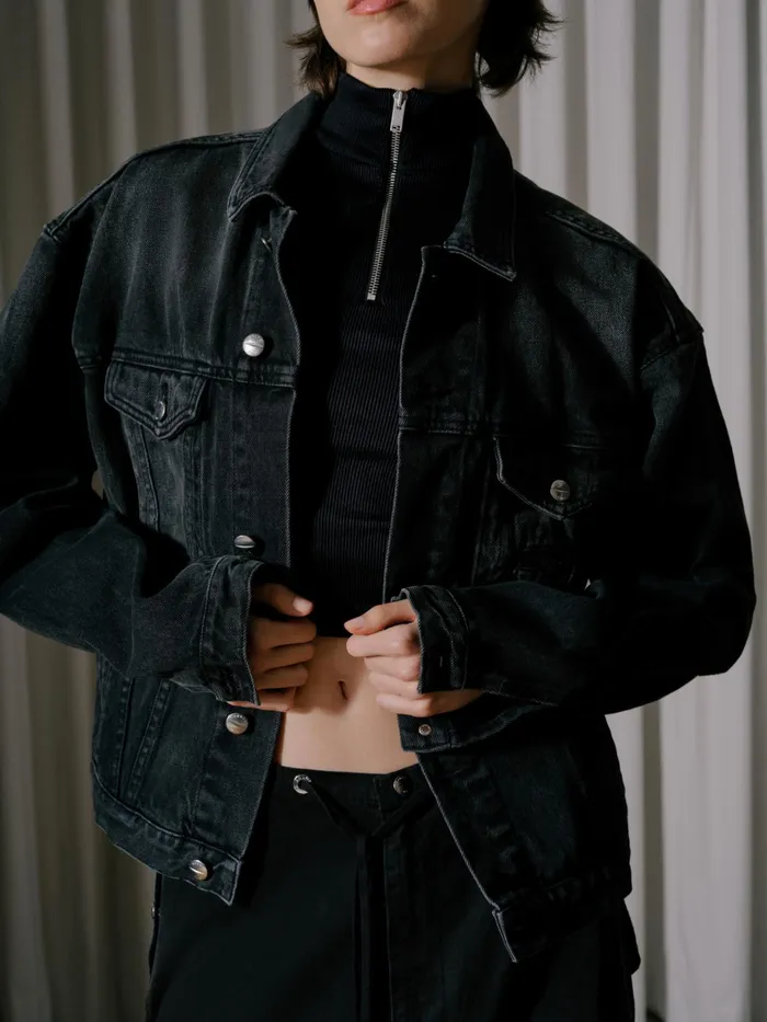 OVERSIZED DENIM TRUCKER JACKET Women Rhude Denim