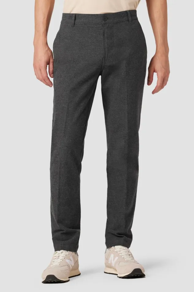 Pants Men Hudson Jeans Classic Slim Straight Chino Dark Heather