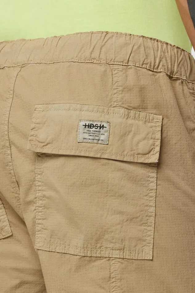 Pants Men Hudson Jeans Drawcord Cargo Pant Ripstop Tan Pants Men Hudson Jeans Drawcord Cargo Pant Ripstop Tan