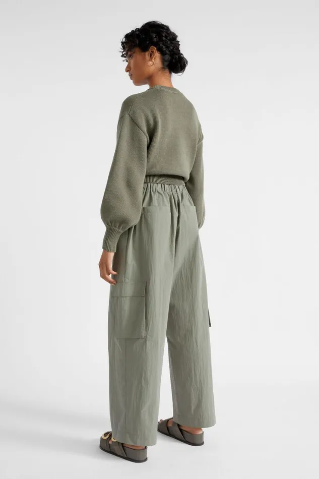 Pants Woman Seed Heritage Parachute Cargo Pant Smokey Olive
