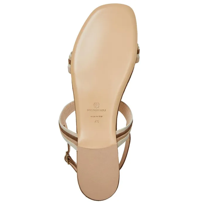 PORTIA Sandal BROWNNATURAL SUEDE Women Bruno Magli Sandals and Slides