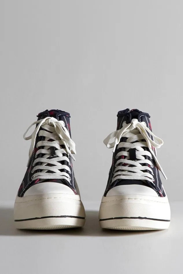 R13 Sneakers Women Kurt High Top Sneaker 8211 Red Star