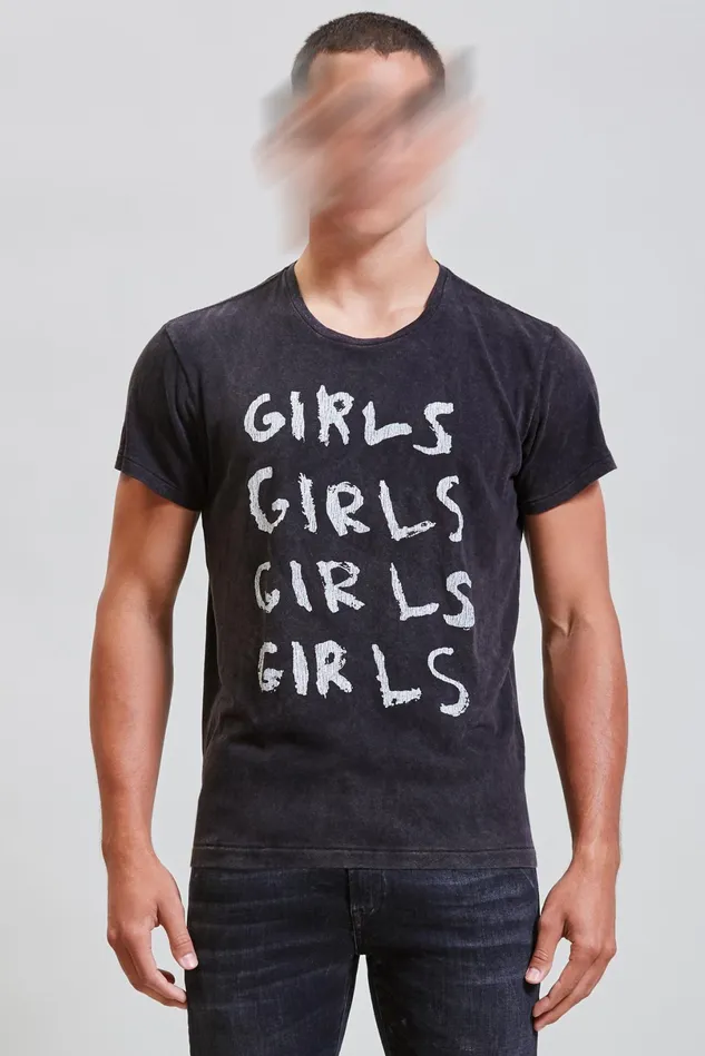 R13 TShirts Men Girls Girls Boy TShirt 8211 Acid Black