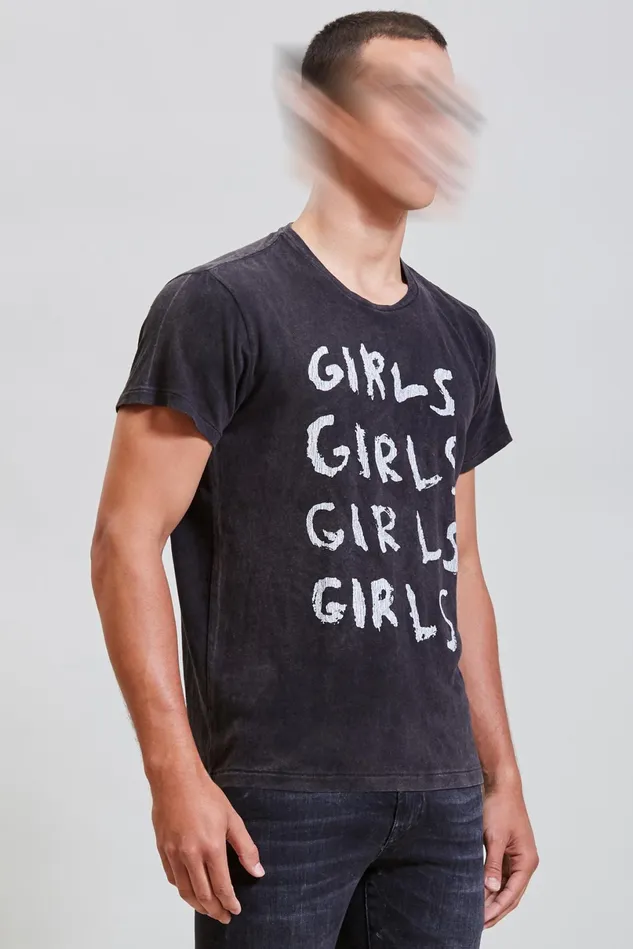 R13 TShirts Men Girls Girls Boy TShirt 8211 Acid Black