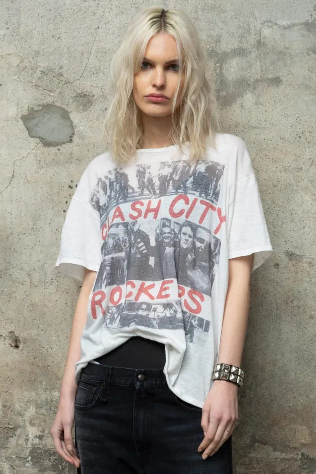 R13 TShirts Women Clash City Boy TShirt