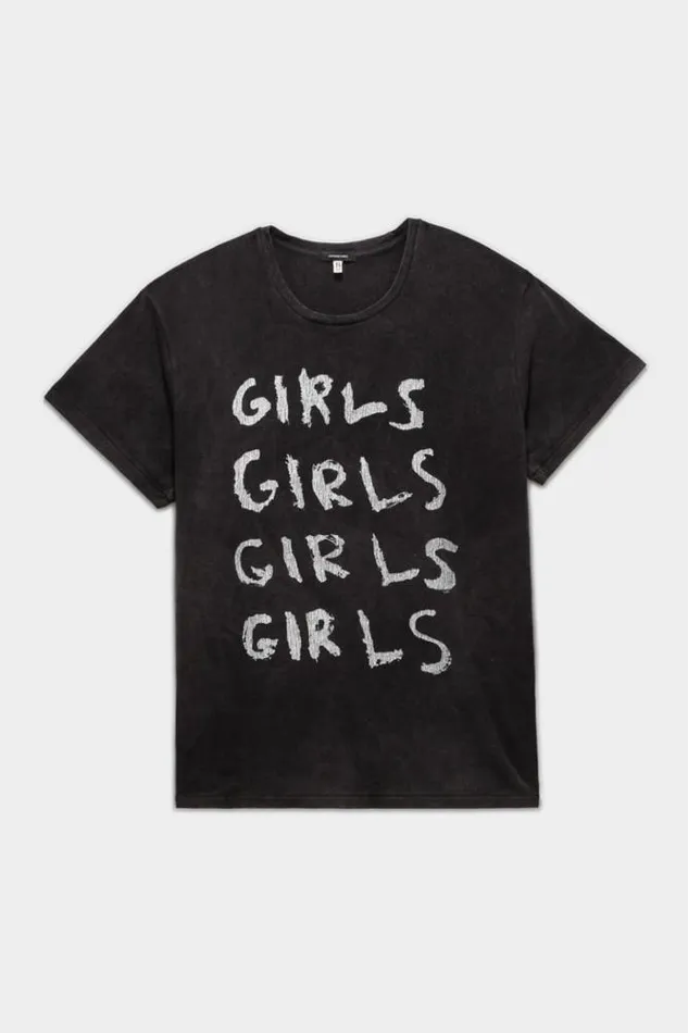 R13 TShirts Women Girls Girls Boy TShirt 8211 Acid Black