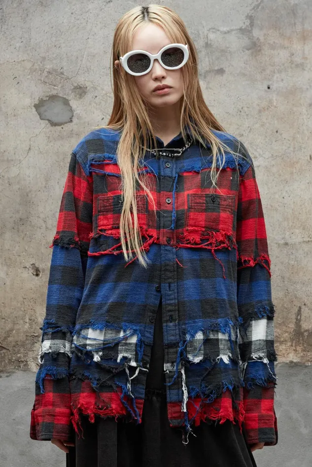 R13 Tops Women Pieced Shirt