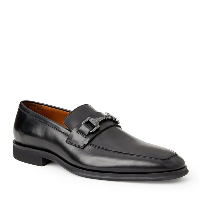 Raging Bit Leather LoaferBlack Men Bruno Magli Dress Shoes