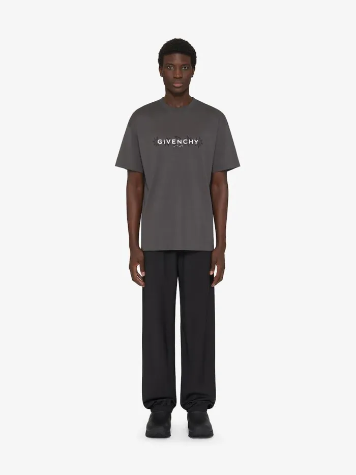 Reverse TShirt In Cotton With Tarot Print Rosewood Men Givenchy TShirts