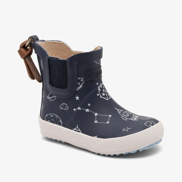 Rubber boots BABY bisgaardshoes baby rubber to the moon Blue