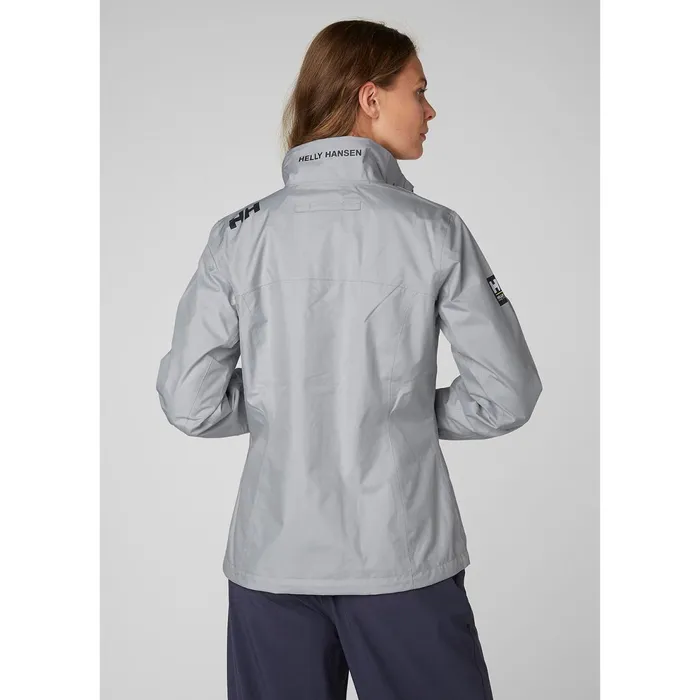 Sailing Jackets Women Helly Hansen W CREW JACKET 853 Grey Fog