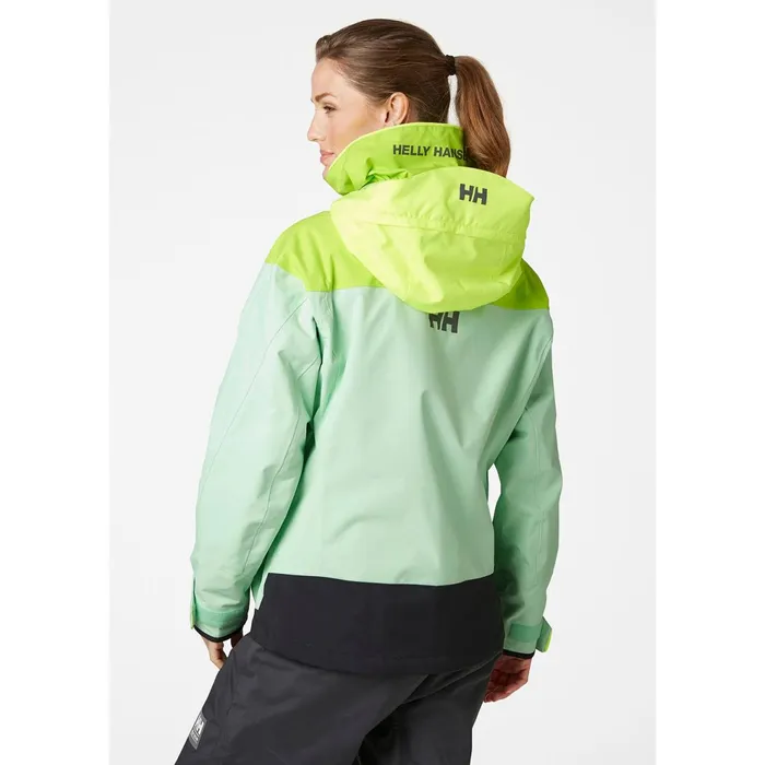 Sailing Jackets Women Helly Hansen W PIER JACKET 414 Reef Green