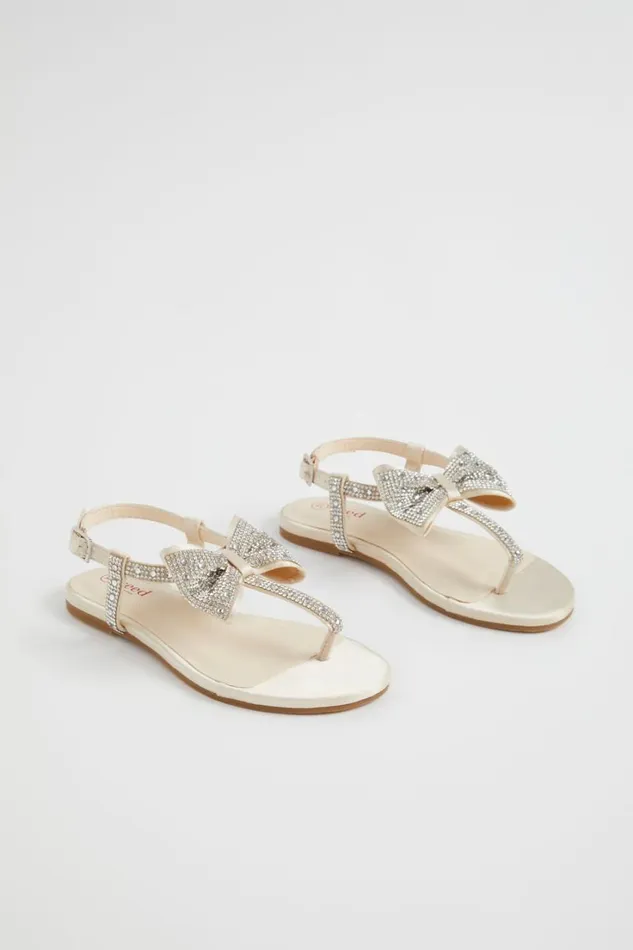 Sandals and Slides Girl Seed Heritage Jewel Bow Sandal Multi