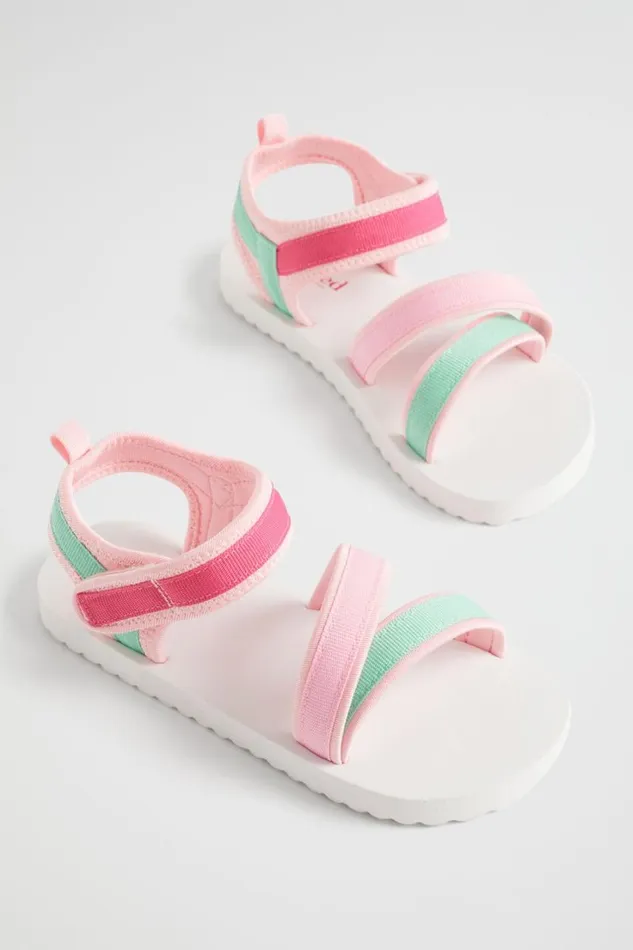 Sandals and Slides Girl Seed Heritage Tape Rubber Sandal Multi