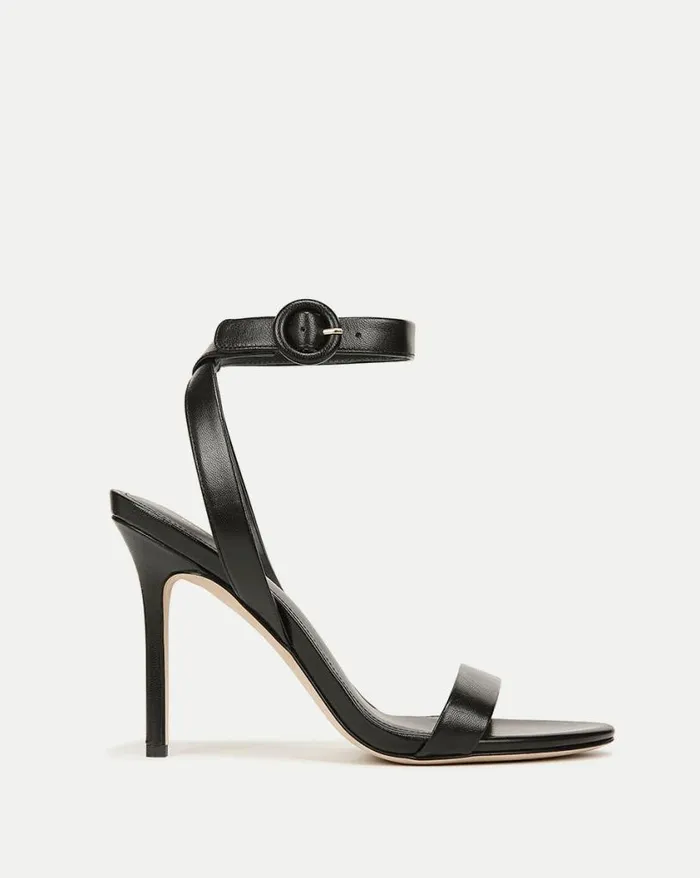 Sandals Shop Veronica Beard Darcelle AnkleStrap Stiletto Heel Black