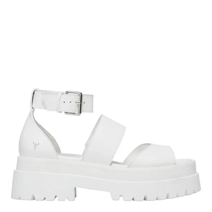 Sandals Women Windsor Smith THRILLED WHITE CHUNKY SANDALS