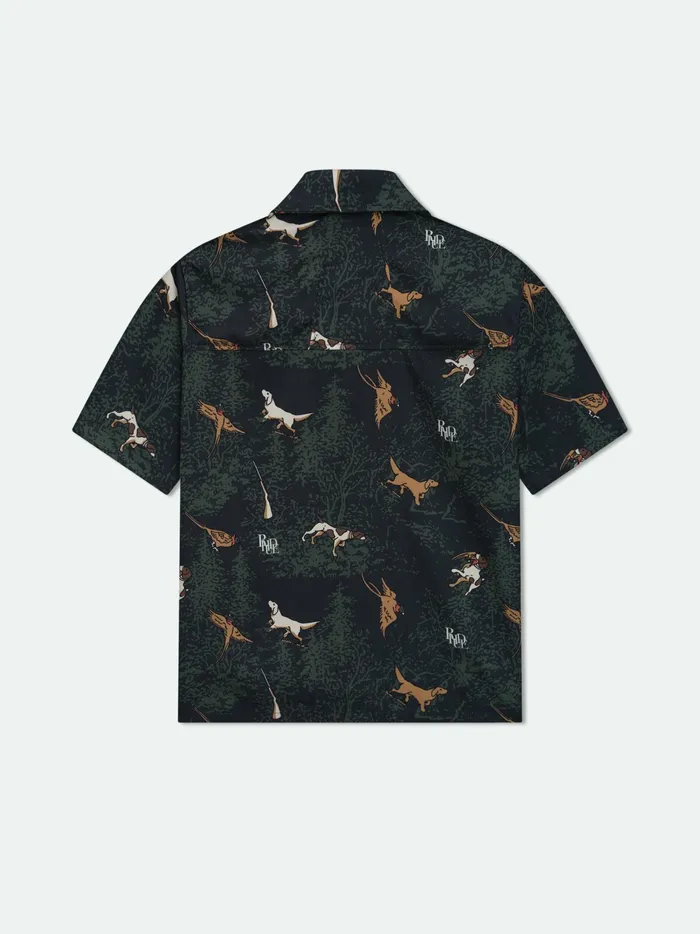 SCRAMBLE DOG PRINT SHIRT Men Rhude Shirts
