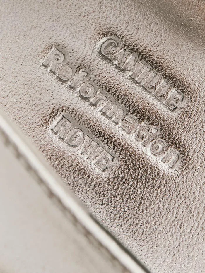 Shoes The Reformation Polly Mary Jane Pump Silver