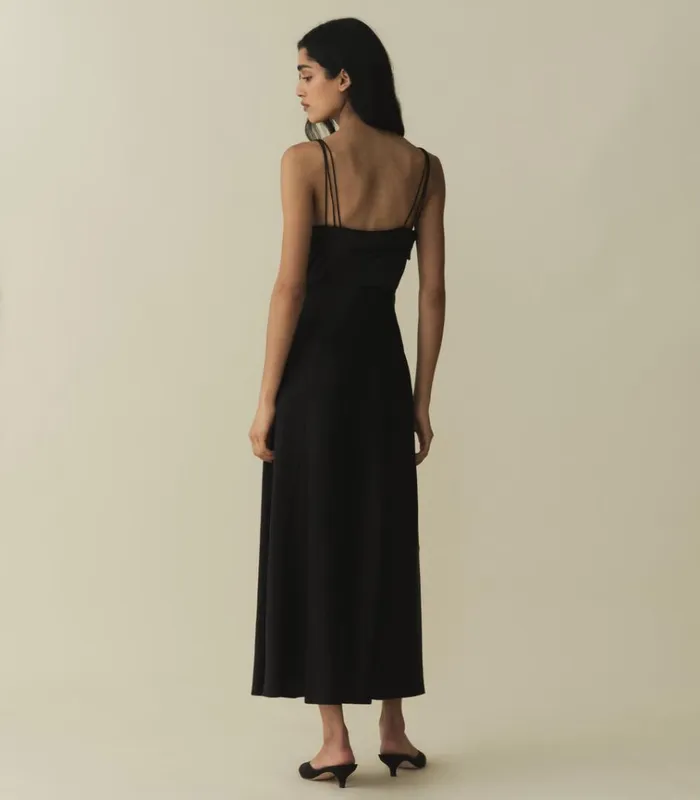 Shop DONETTA DRESS Black DEN Dresses
