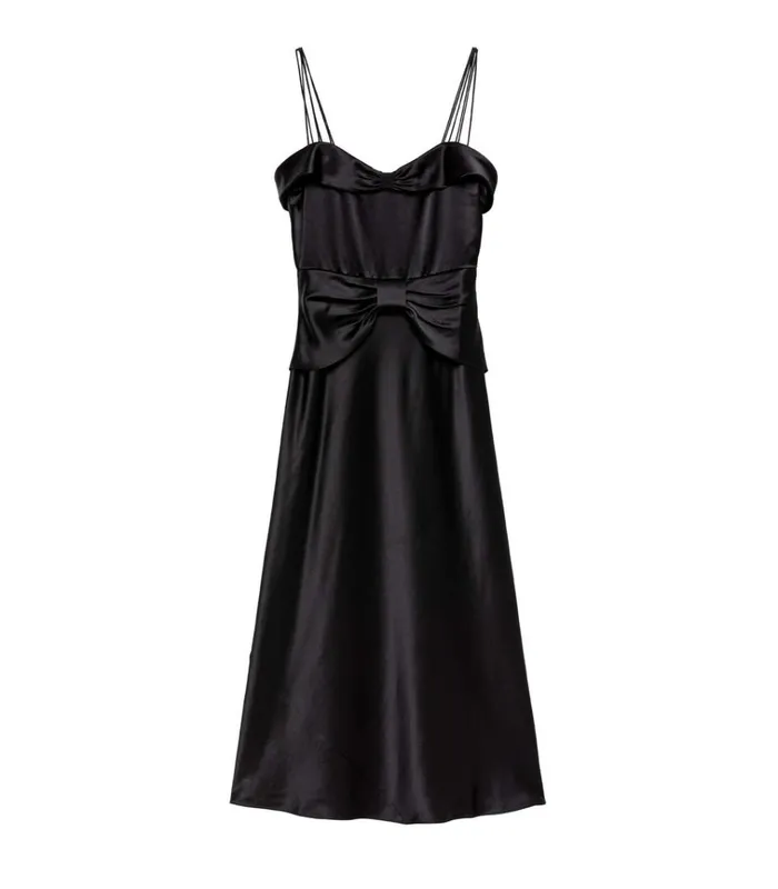 Shop DONETTA DRESS Black DEN Dresses