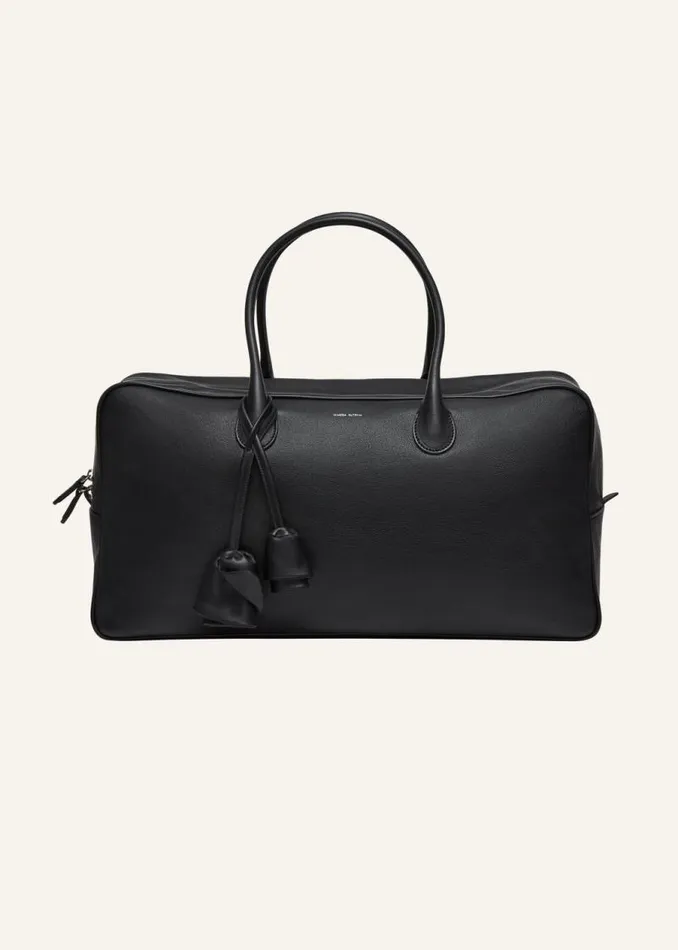Shop Magda Butrym Handbags Large Brigitte Bag In Black Leather